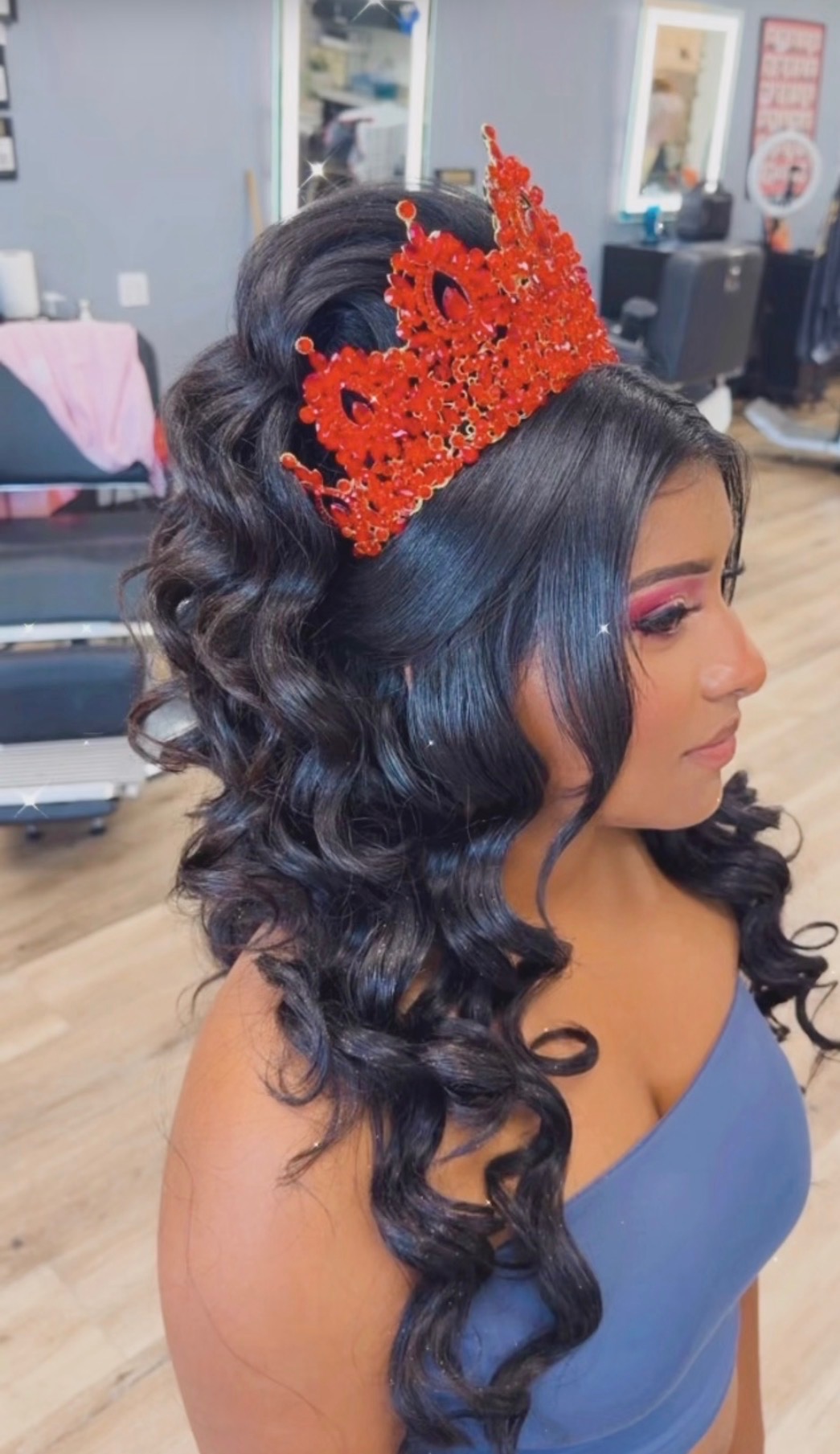 Quinceañera hairstyle