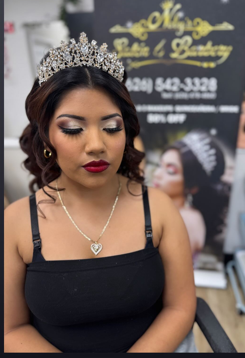 Quinceañera hairstyle