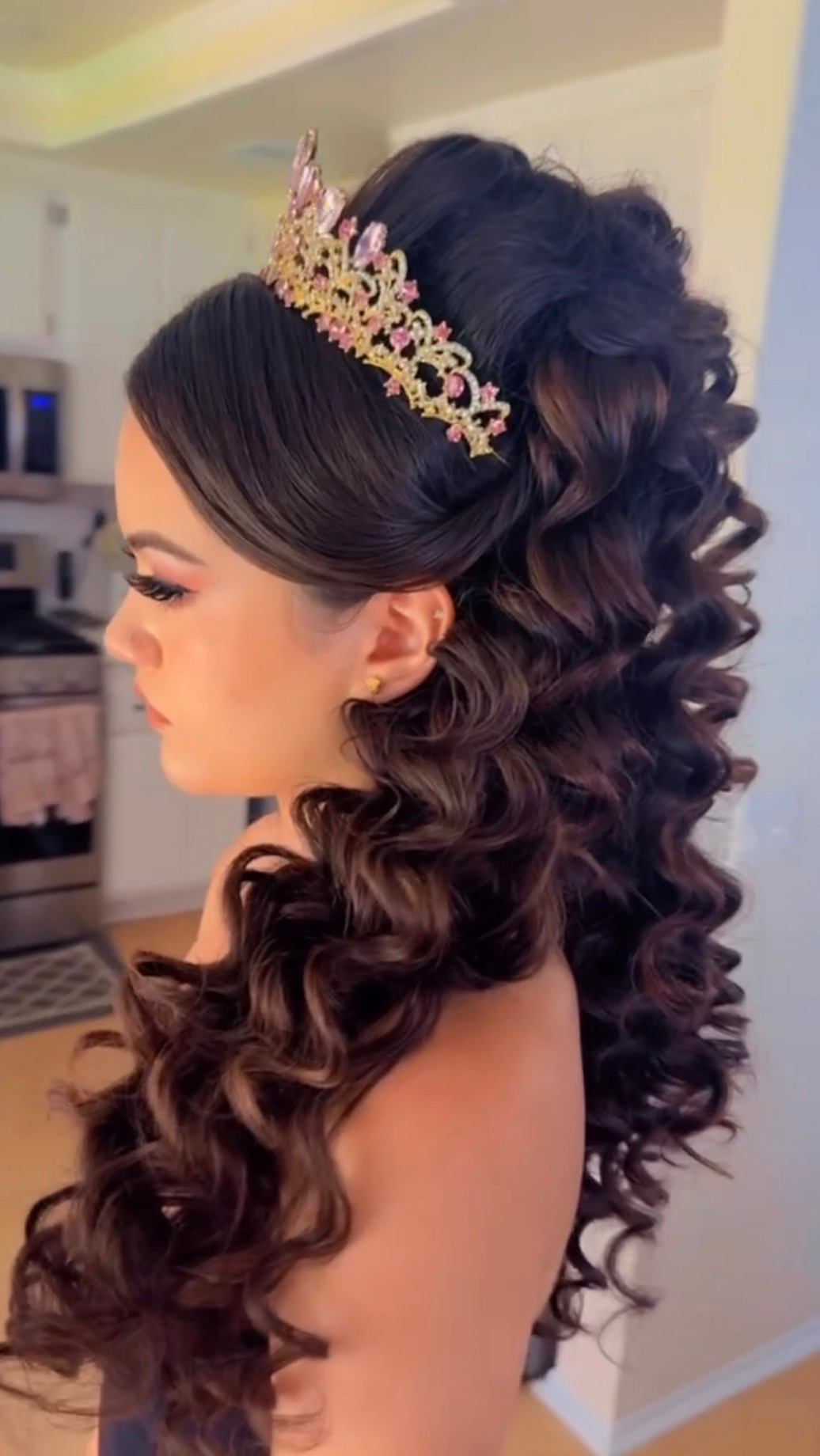 Quinceañera hairstyle