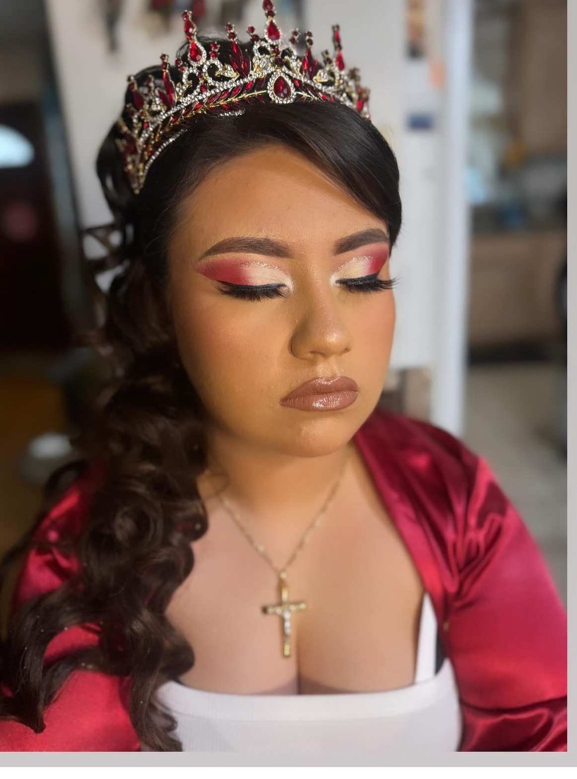 Quinceañera hairstyle